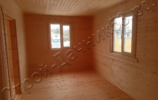 3 Каркасно-щитовой дом Д-38, 6х8м, 48 М², Тверская область, Бологовский район, СНТ «Новая жизнь 2» (13)